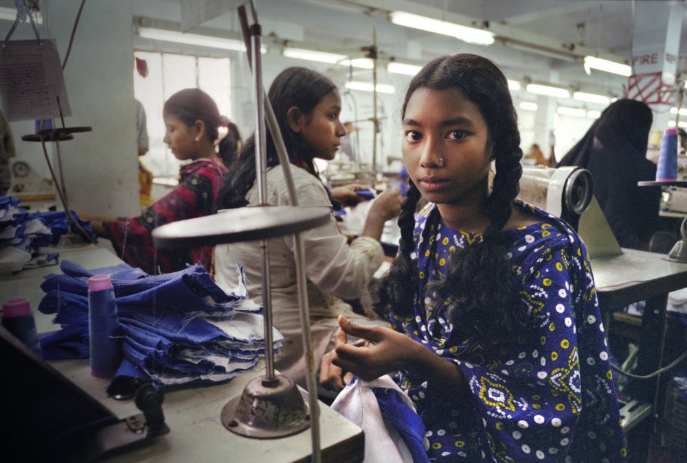 A sweatshop in Bangladesh (photo by Saybrook Productions).